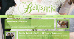 Desktop Screenshot of bellisarioflorist.com